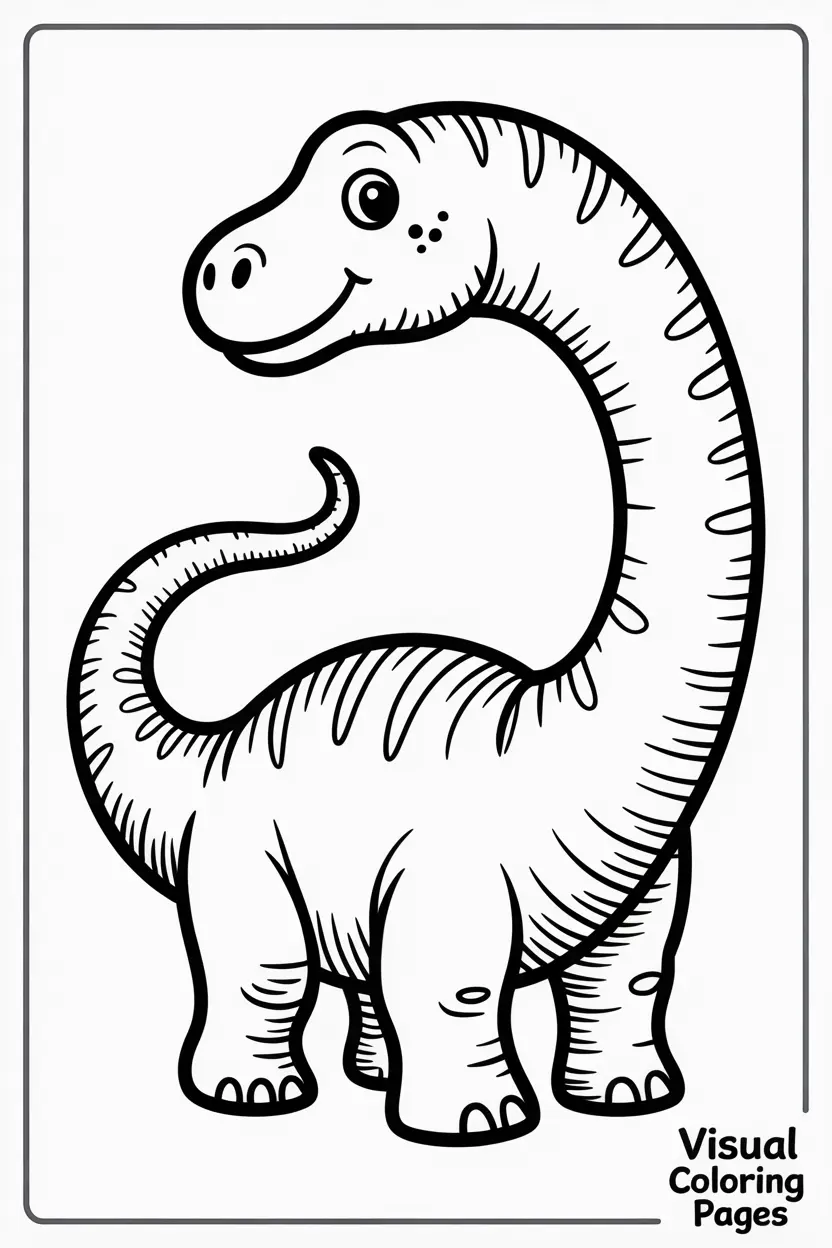 brachiosaurus coloring pages