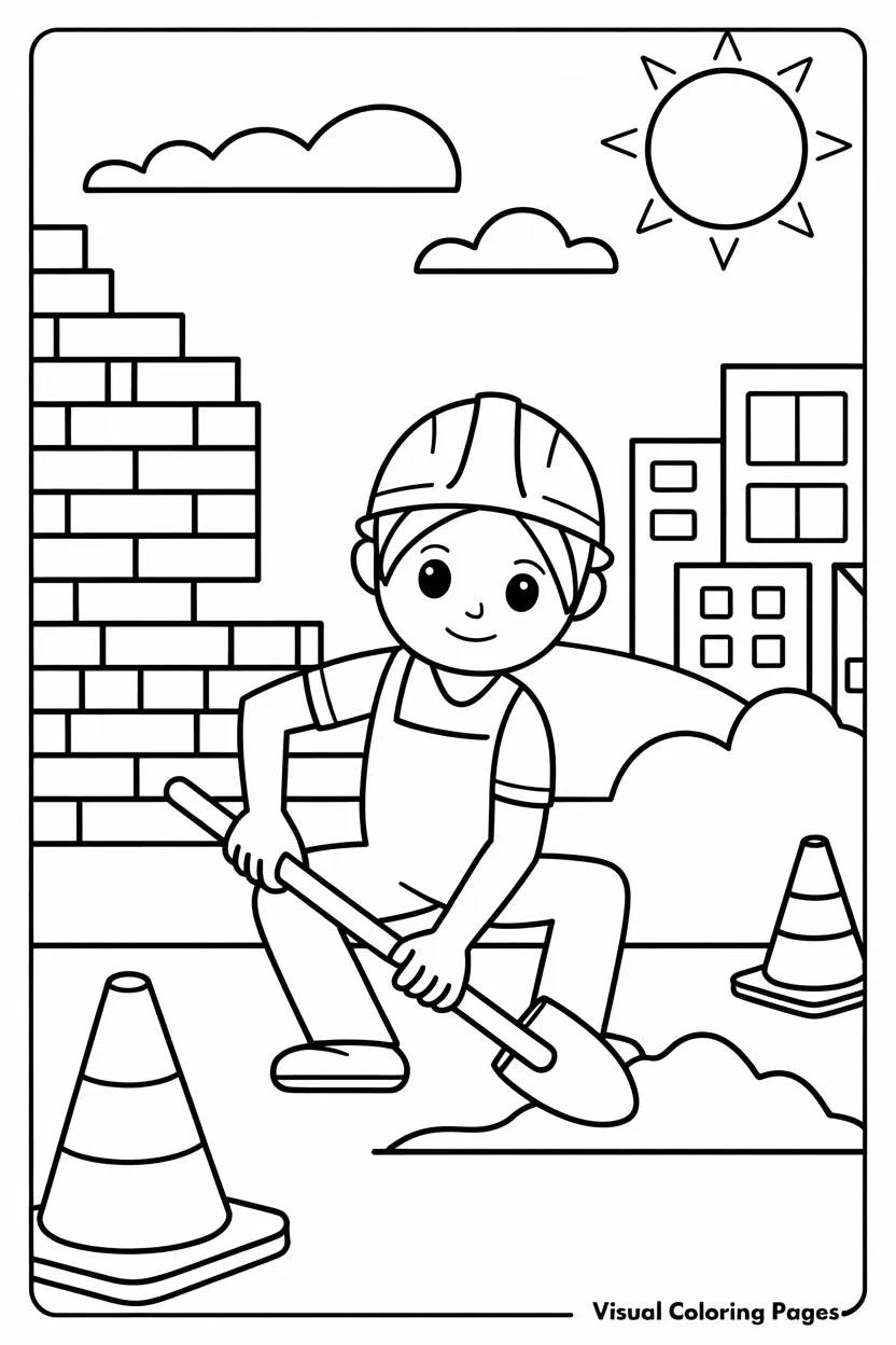 construction coloring pages