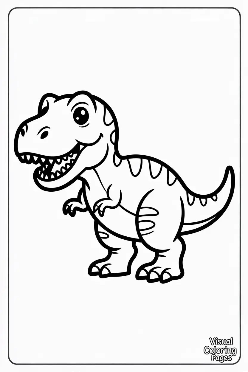 dinosaur coloring pages t rex