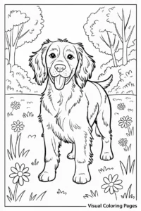 realistic dog coloring pages