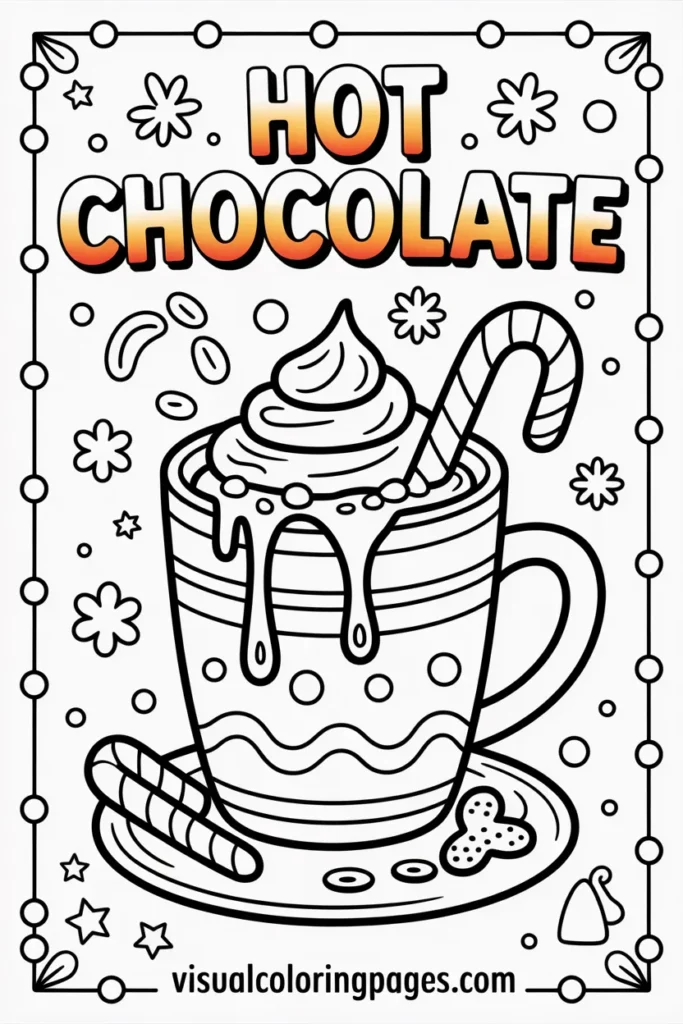 Hot Chocolate coloring pages