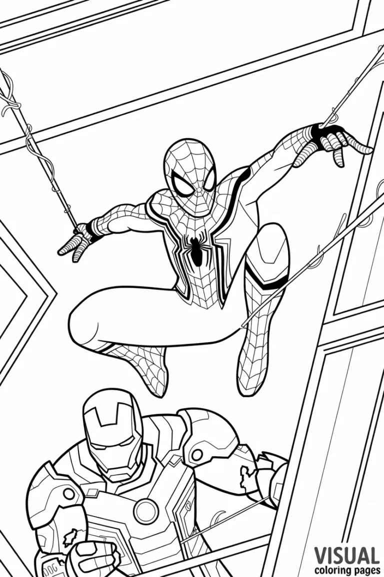 spider man coloring pages