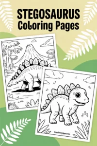 Stegosaurus Coloring Pages