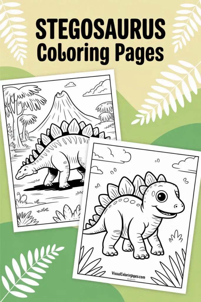 Stegosaurus Coloring Pages