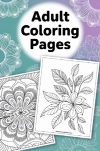 adult coloring pages