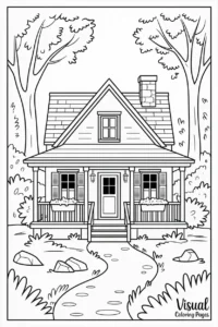architecture coloring pages
