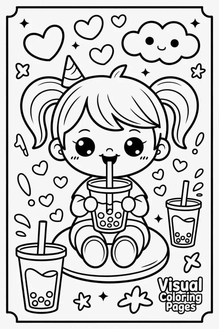 boba coloring pages