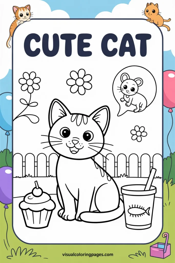 cat coloring pages