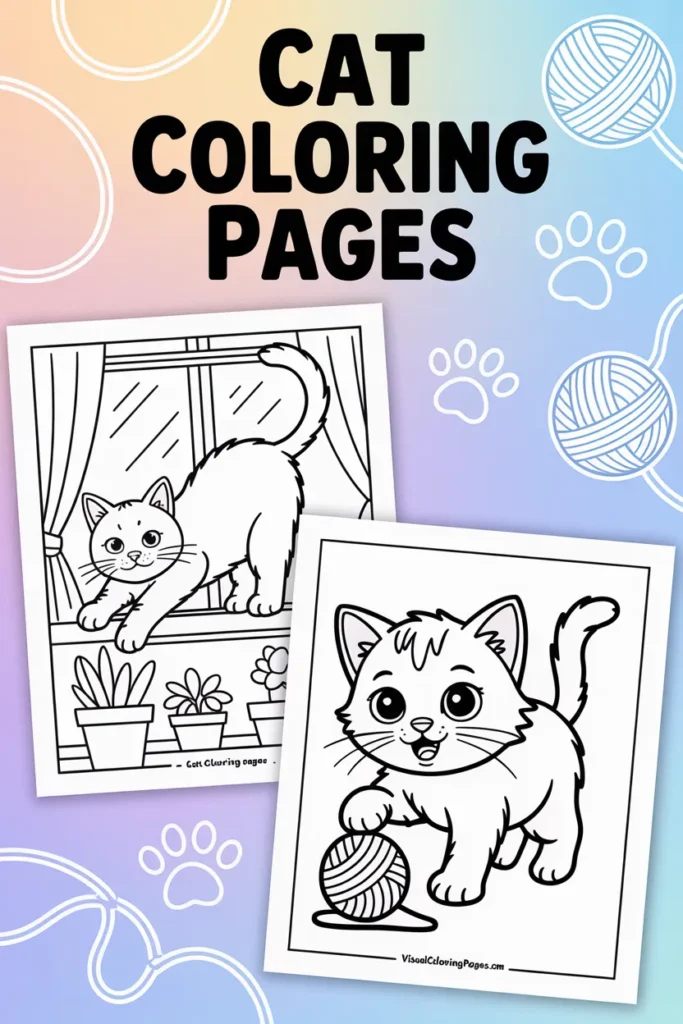 cat coloring pages