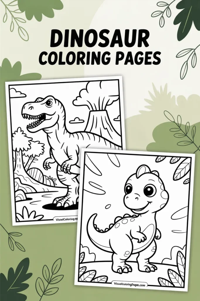 dinosaur coloring pages