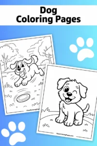 dog coloring pages