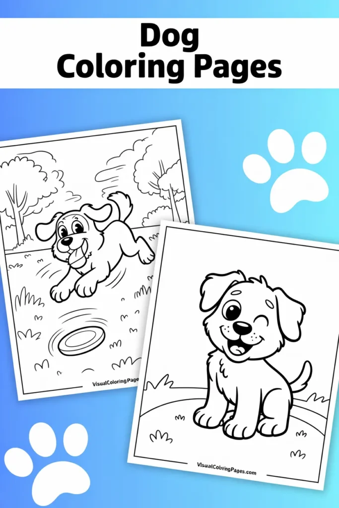 dog coloring pages
