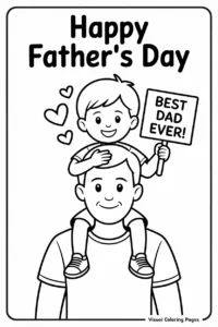 fathers day coloring pages