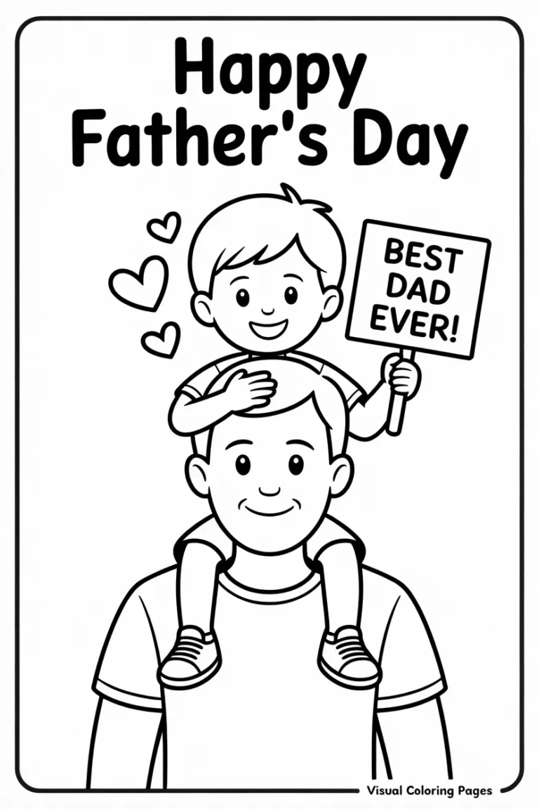 fathers day coloring pages