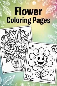 flower coloring pages