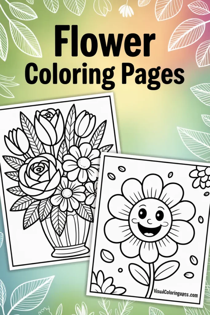 flower coloring pages