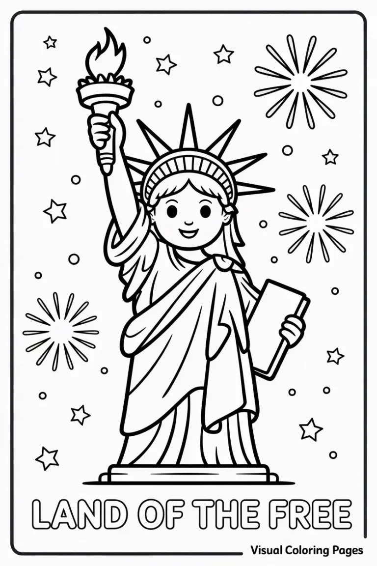 Fourth of July coloring pages