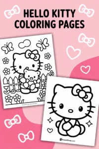 hello kitty coloring pages