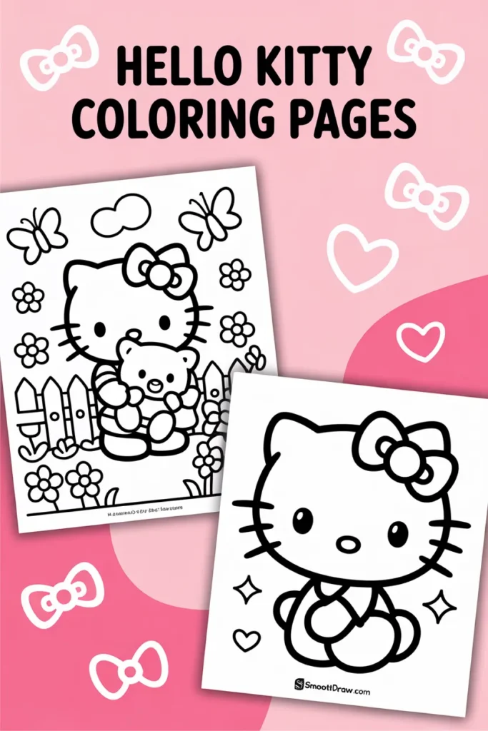 hello kitty coloring pages