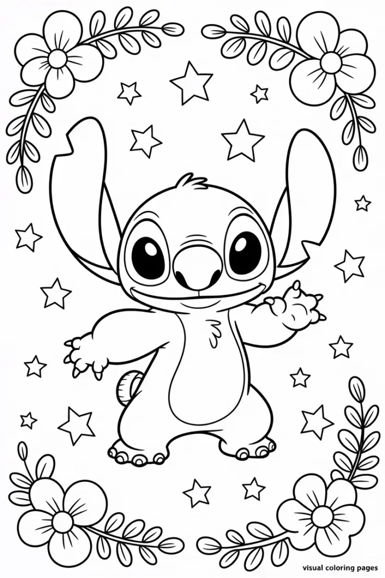 stitch coloring pages