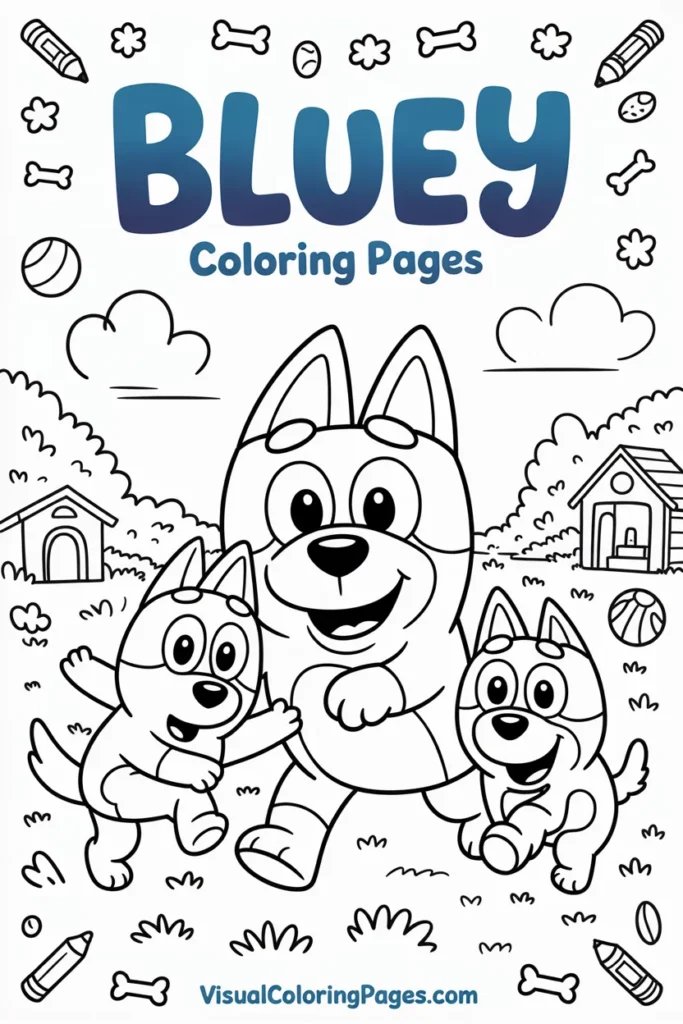 Bluey Coloring Pages