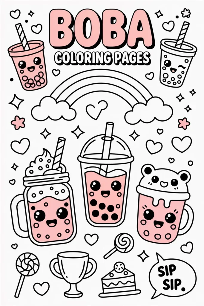Boba Coloring Pages