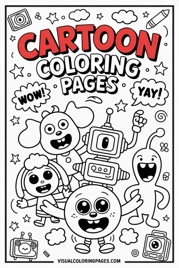 Cartoon Coloring Pages
