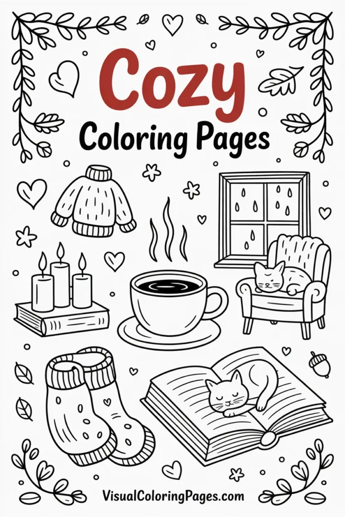 Cozy Coloring Pages