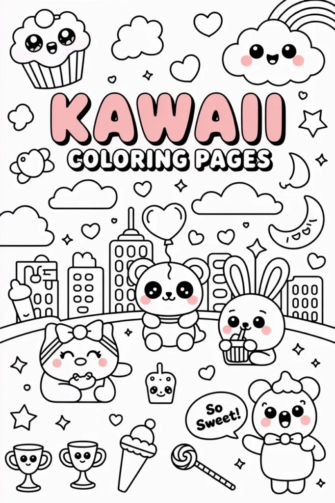 Kawaii Coloring Pages