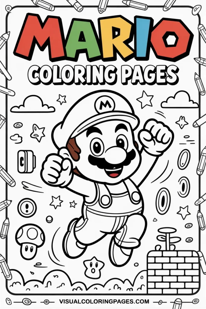 Mario Coloring Pages