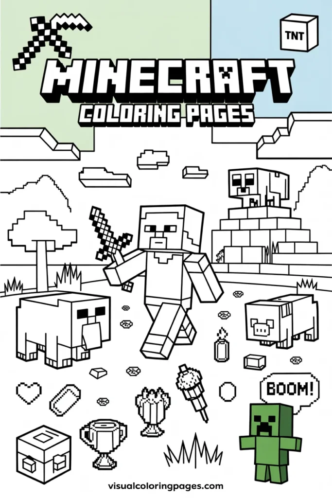 Minecraft Coloring Pages