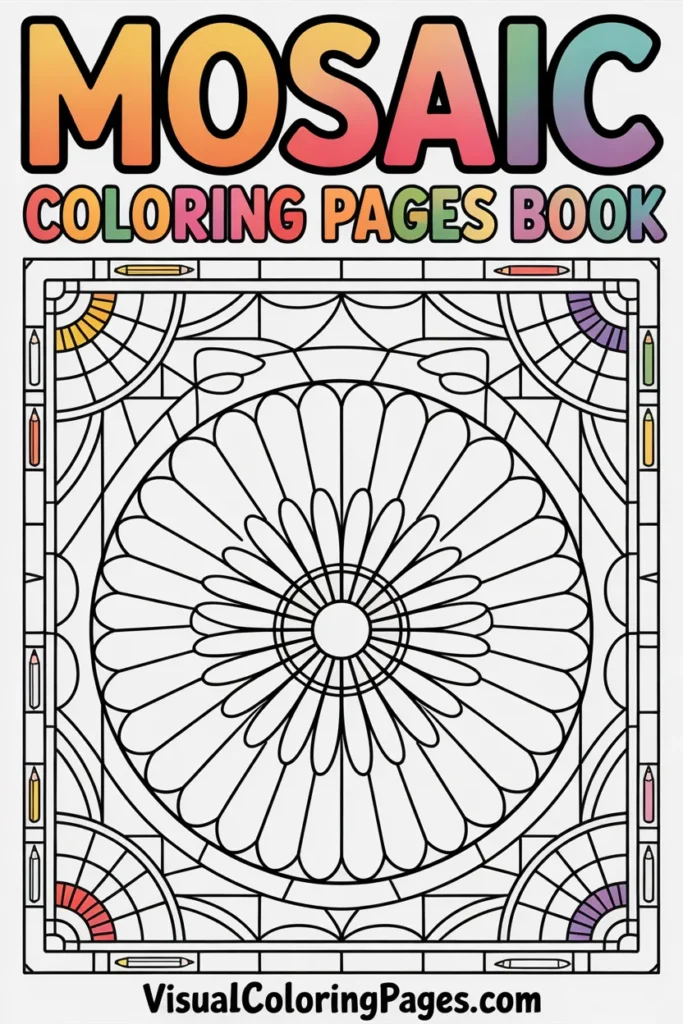Mosaic Coloring Pages