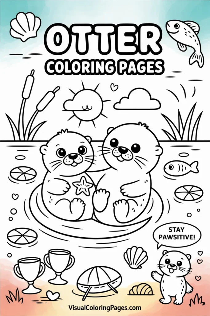 Otter Coloring Pages