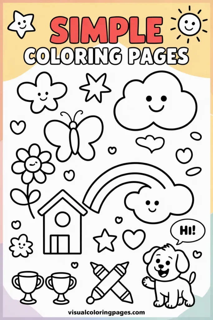 Simple Coloring Pages