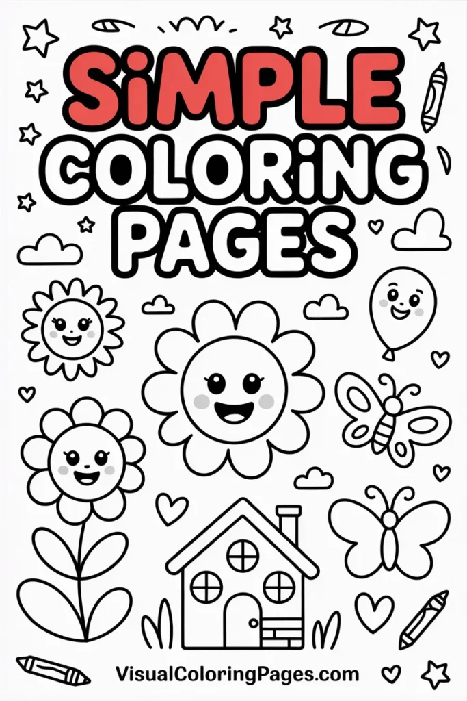 Simple Coloring Pages