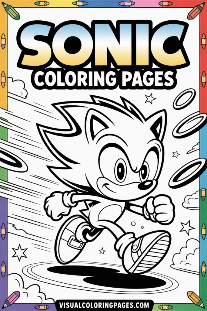 Sonic Coloring Pages