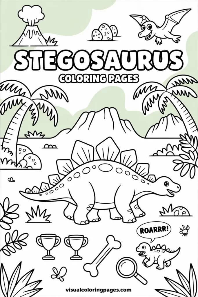 Stegosaurus Coloring Pages