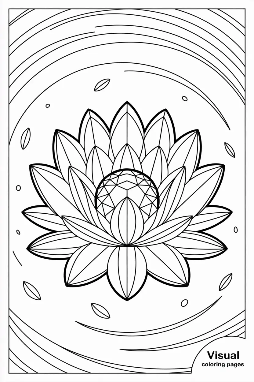 beautiful rose quartz crystal coloring sheet