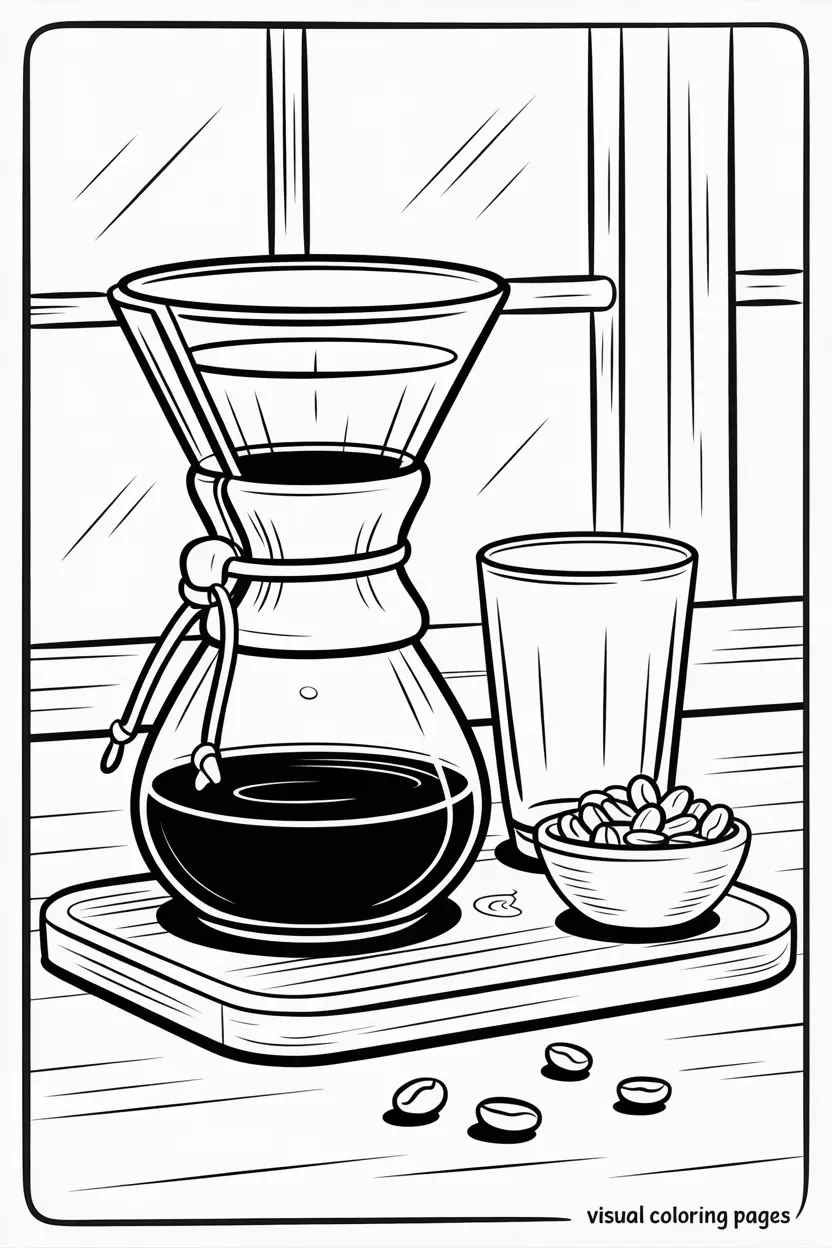 coffee cup next to honey jar signage and open book coloring