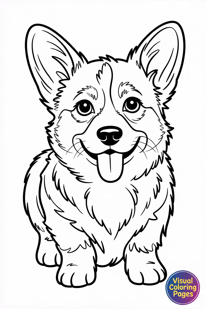 corgi with short legs and perky ears