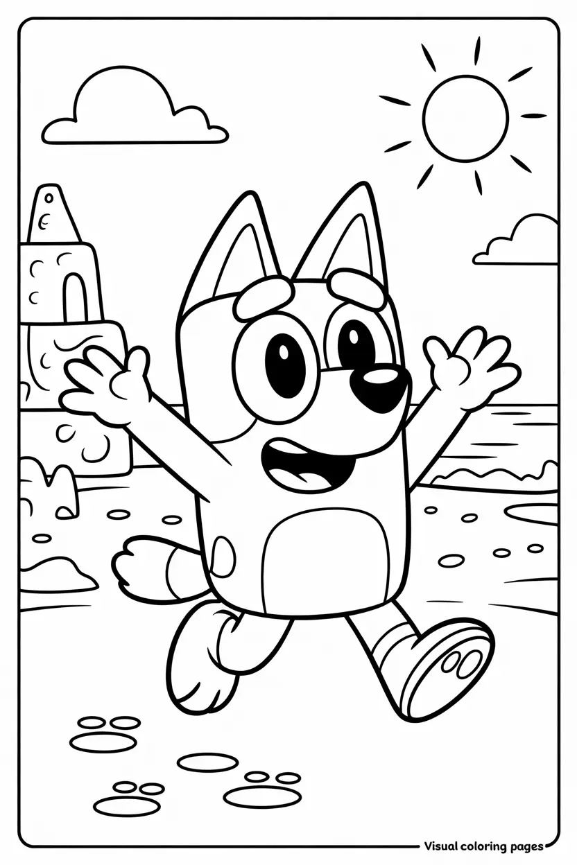 daddy bandit coloring page