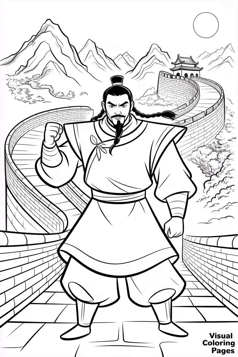 disney villain shan yu in great wall of china