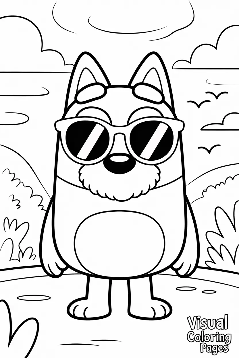 easy grandad coloring sheet for kids