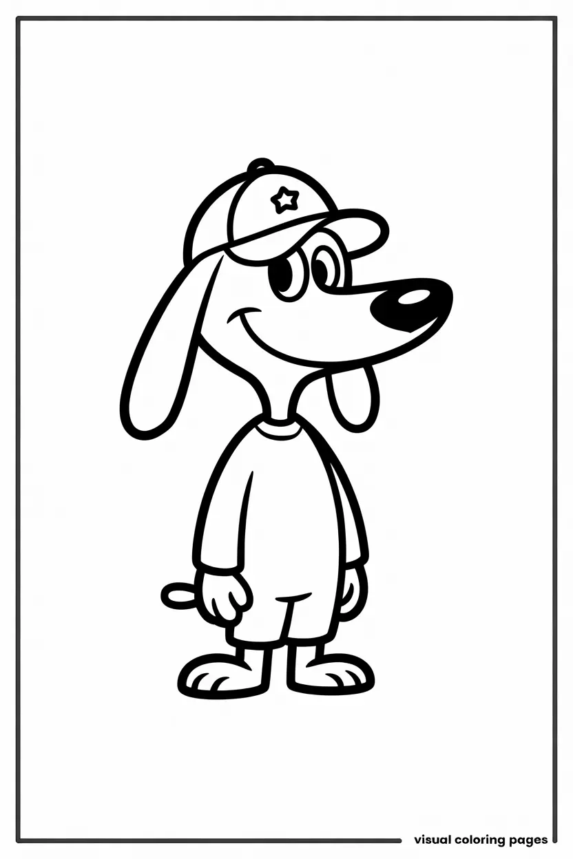 easy snickers coloring sheet