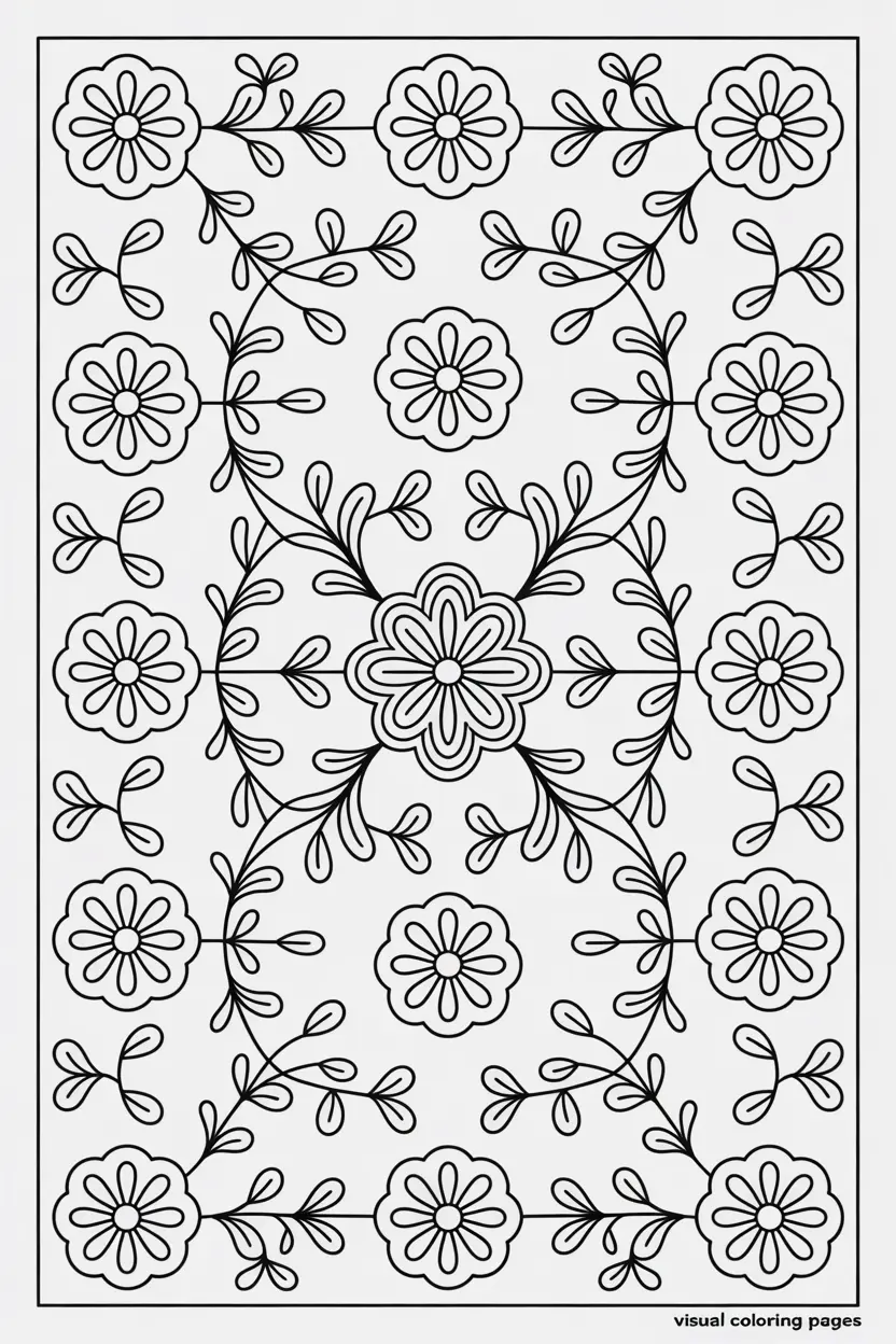 elegant floral pattern