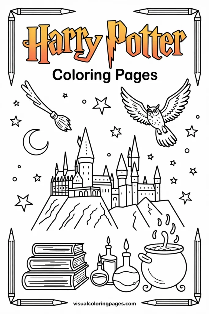 harry potter coloring pages