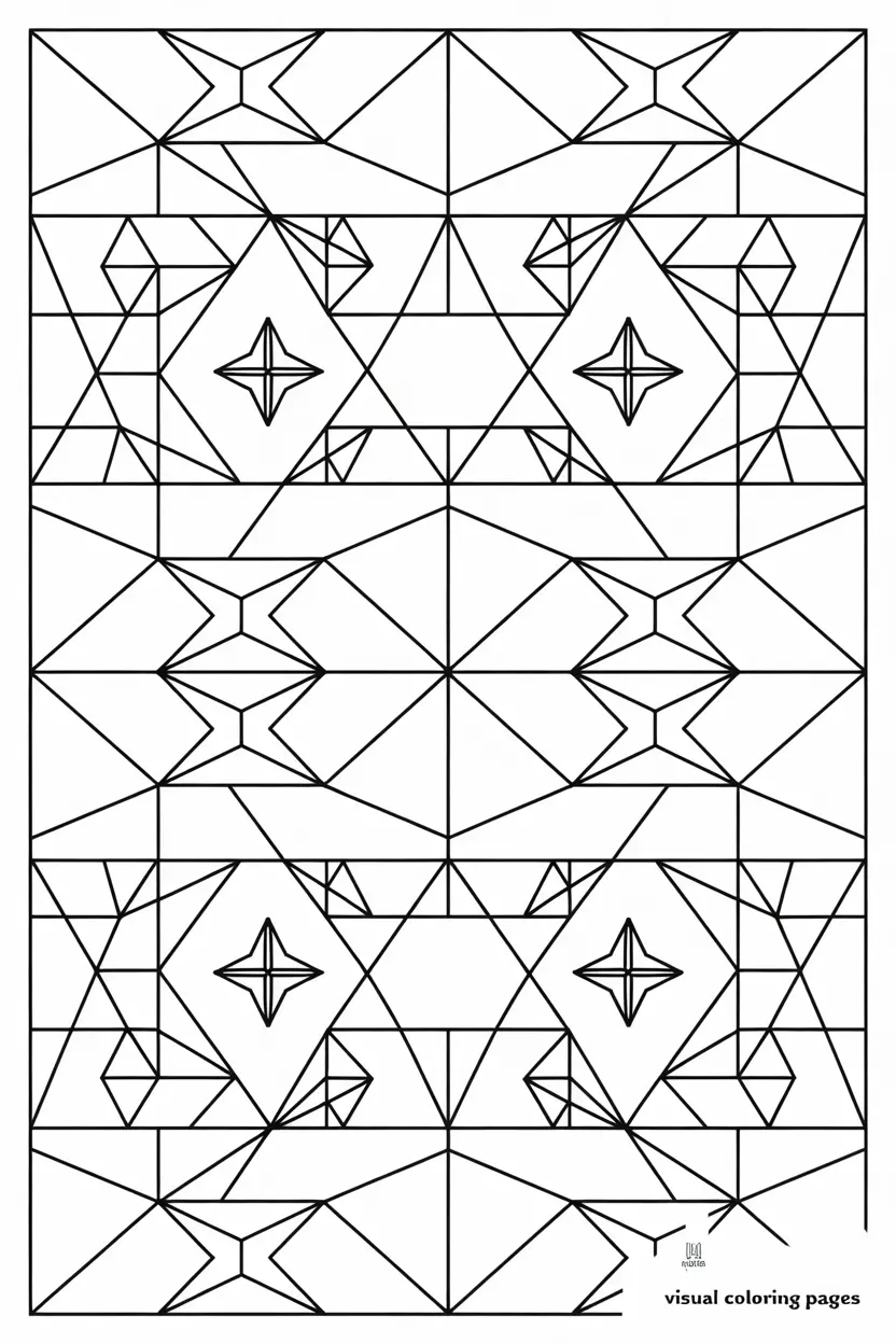 intricate geometric hexagram patterns