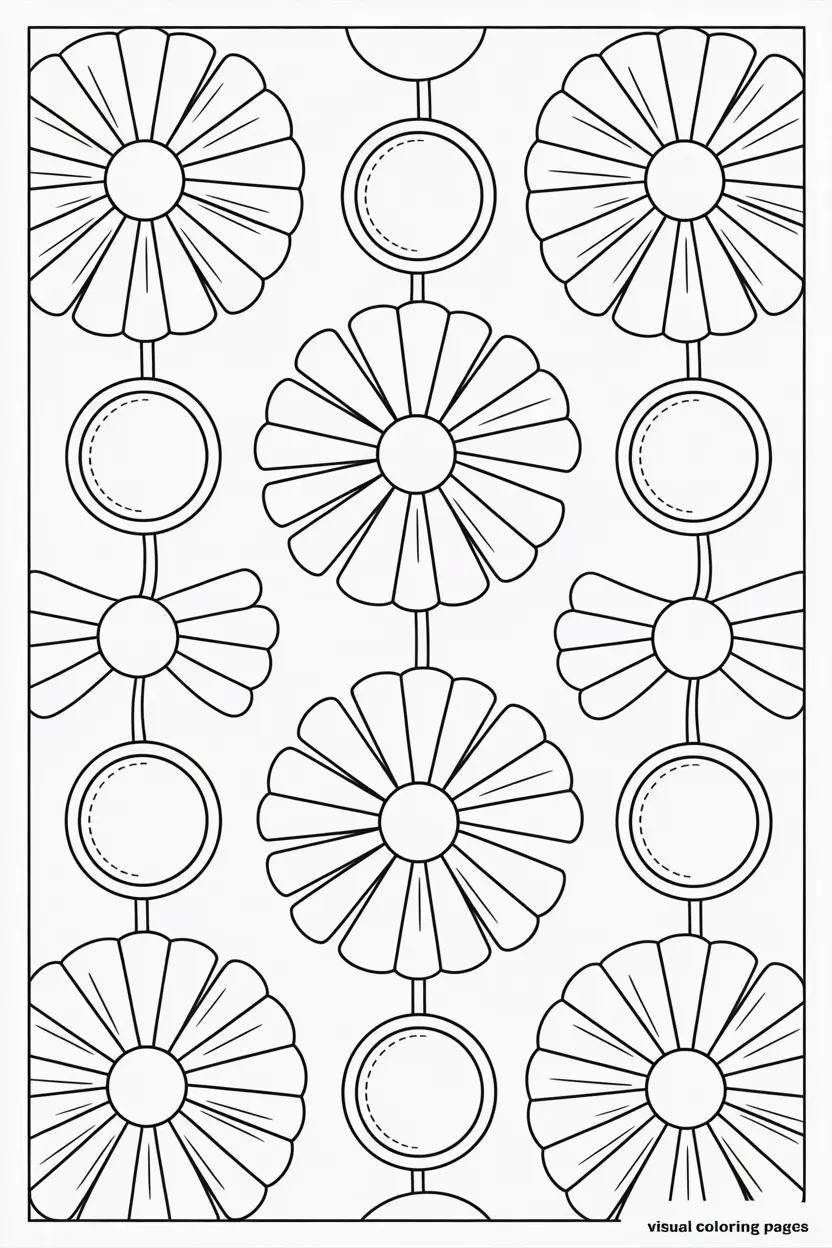 looping fruit halves pattern