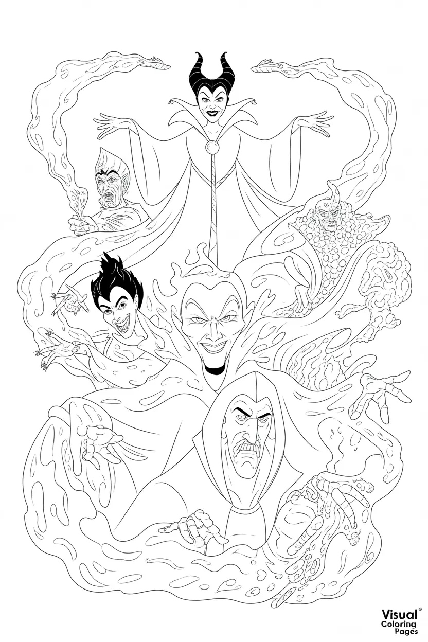 madam mim scar maleficient ursula hades and dr