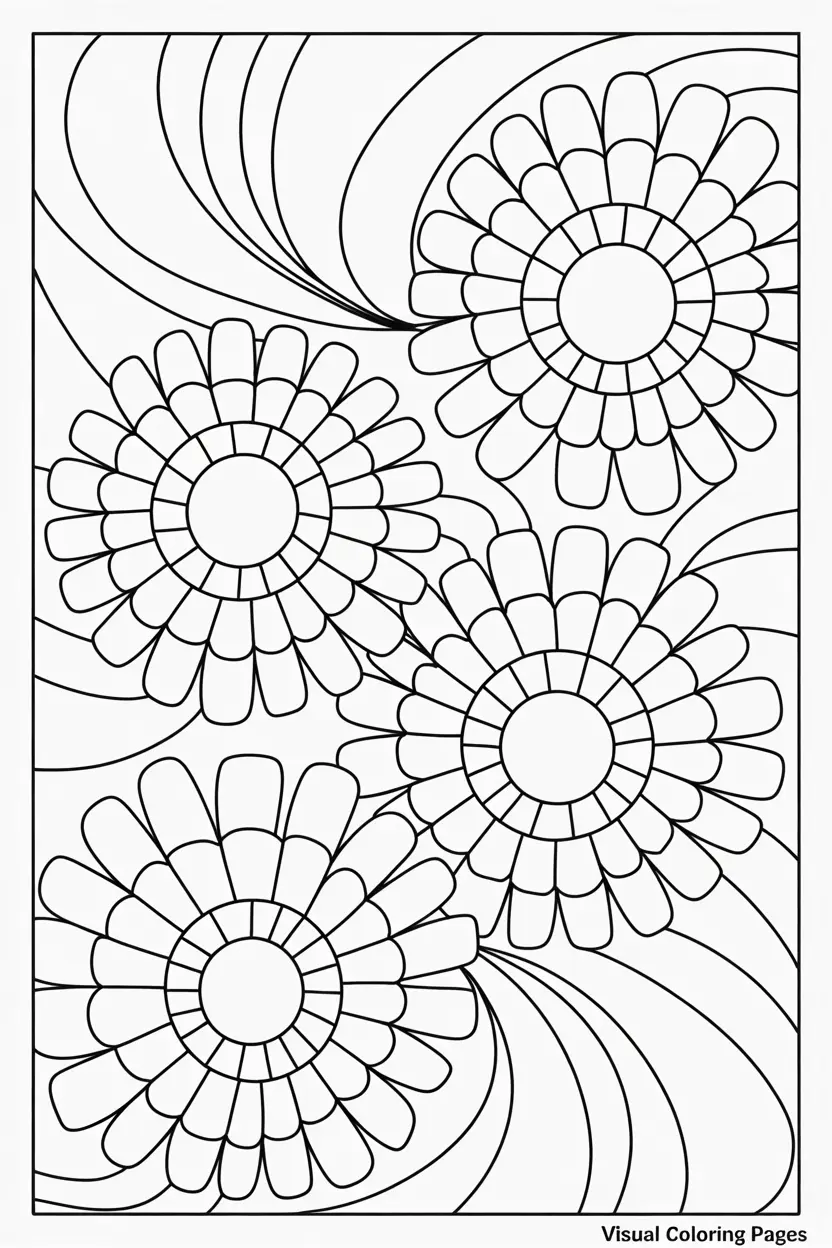 pretty daisy on a field mosaic